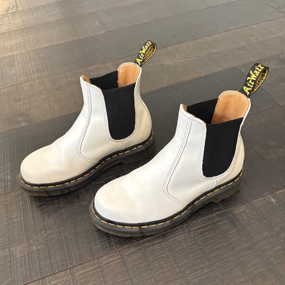 Dr. Martens White Boots